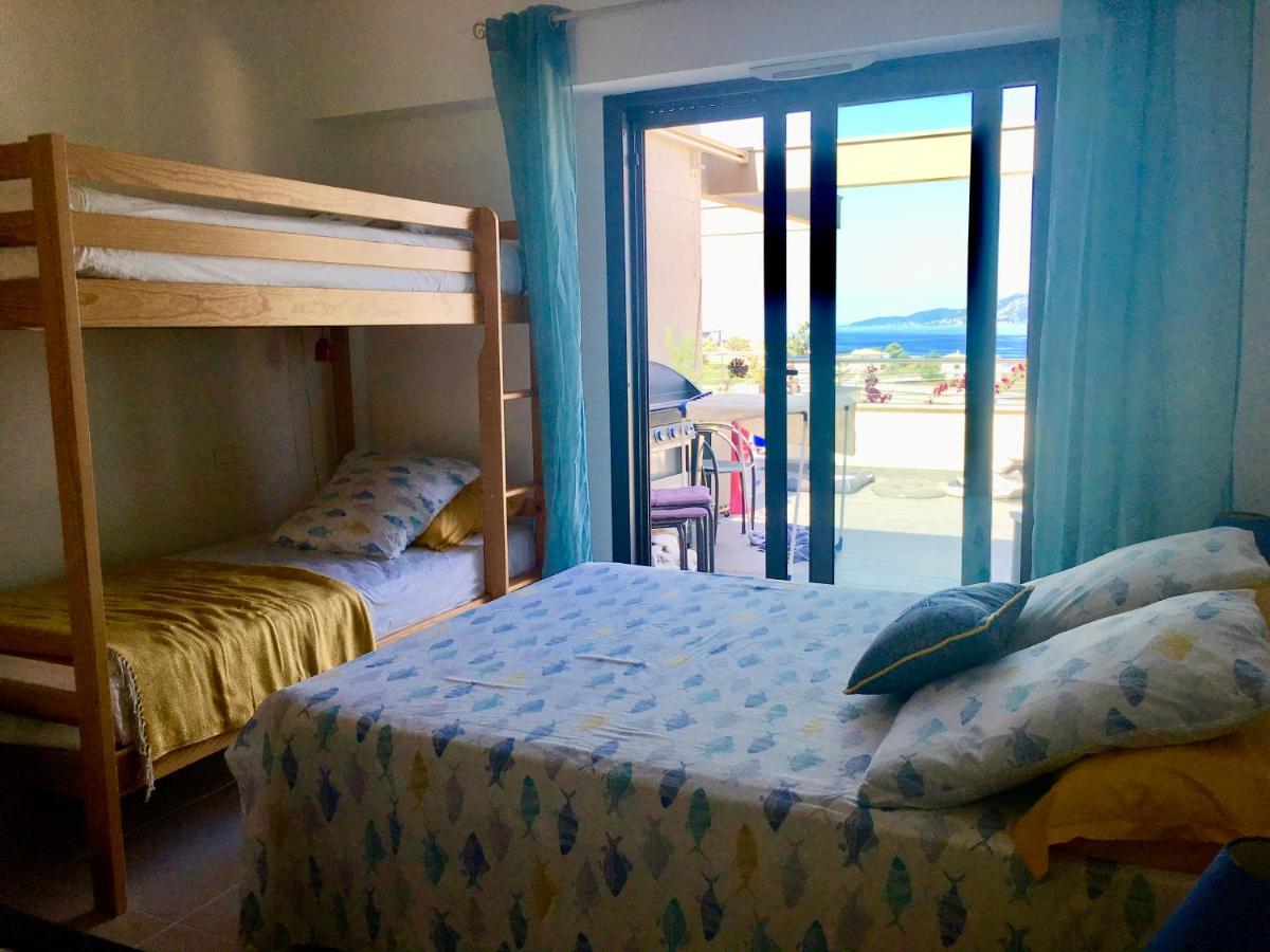 شقة Vue Magnifique Sur Baie Ajaccio بورْتِكْسْيو المظهر الخارجي الصورة