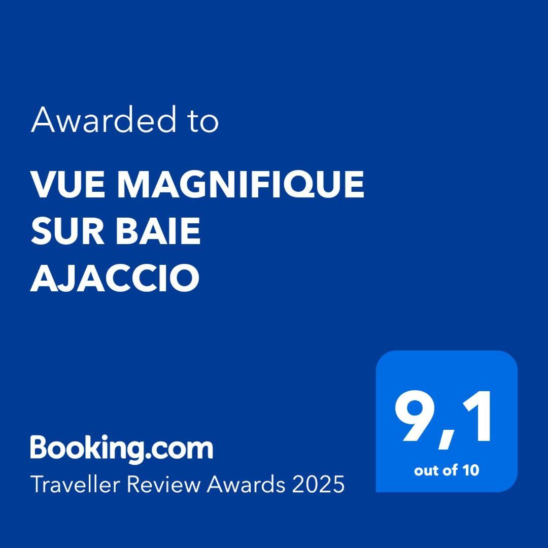 شقة Vue Magnifique Sur Baie Ajaccio بورْتِكْسْيو المظهر الخارجي الصورة